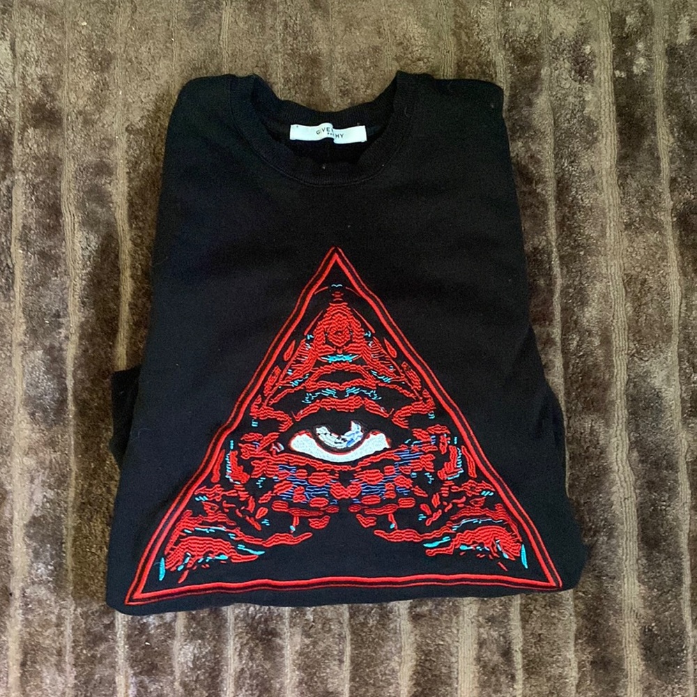 Givenchy Illuminati Patch Sweatshirt - Limited Ed… - image 1